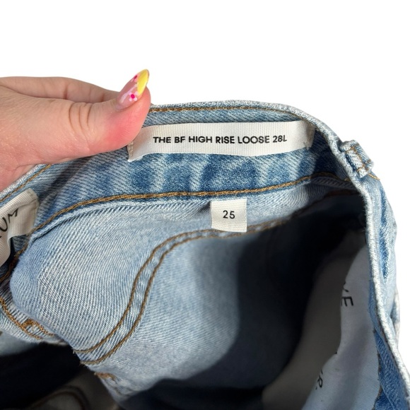 Denim Forum The Boyfriend High Rise Loose 28L size 25 - Picture 8 of 16